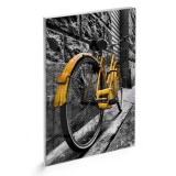 Obraz na szkle Żółty rower 20420 01 Naklejkomania - zdjecie 3 - miniatura