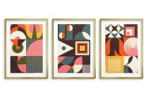 Plakaty geometryczna kolorowa abstrakcja 23167 Naklejkomania - zdjecie 3 - miniatura