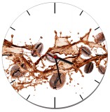 Zegar ścienny Czas na kawę - ziarna, kawa Z050 Naklejkomania - zdjecie 1 - miniatura