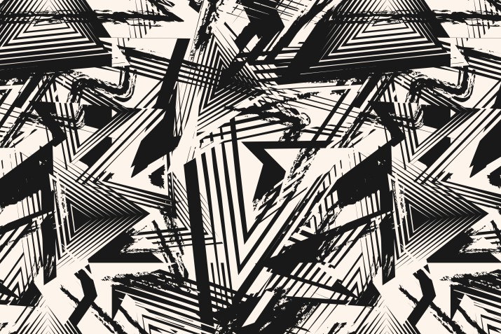 Fototapeta młodzieżowa geometryczne maziaje 50030 - zdjęcie 2