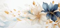 Fototapeta Dynamiczna kompozycja kwiatowa 32390 Naklejkomania - zdjecie 2 - miniatura
