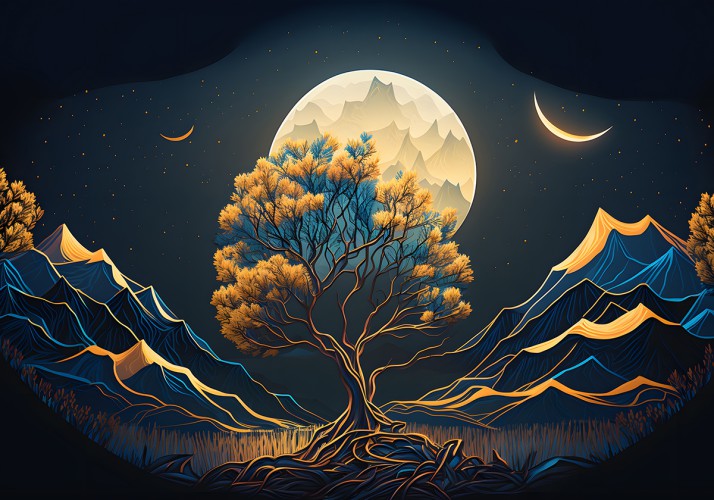 Fototapeta Animowana noc 32395 - zdjęcie 2