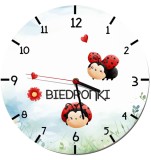 Zegar do przedszkola grupa Biedronki Naklejkomania - zdjecie 1 - miniatura