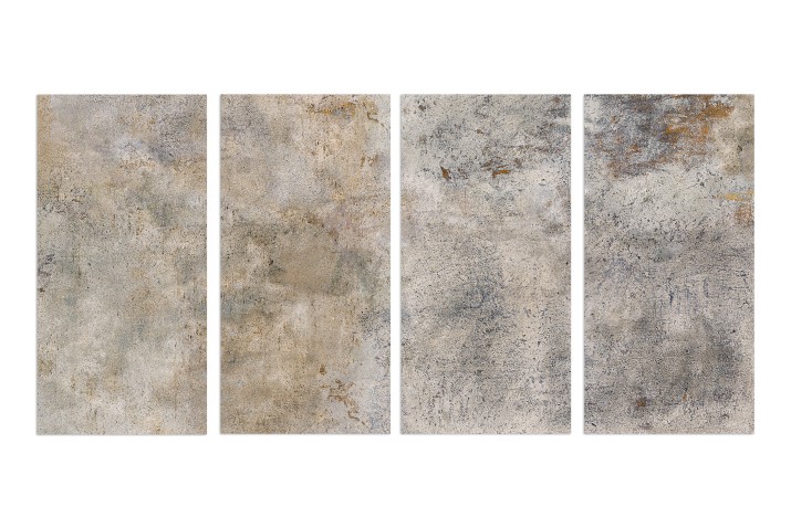 Czteroczęściowa kompozycja z obrazów Powierzchnia betonu 32471