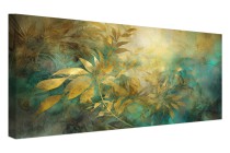 Obraz Złote gałęzie i motywy florystyczne 32483 Naklejkomania - zdjecie 2 - miniatura