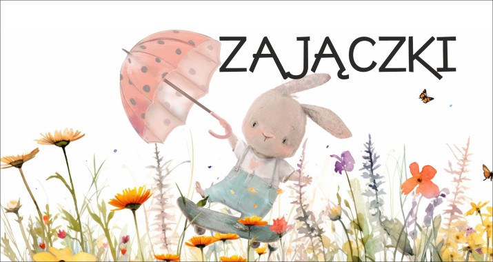 Tabliczka, zawieszka na drzwi do przedszkola, grupa Zajączki 25838