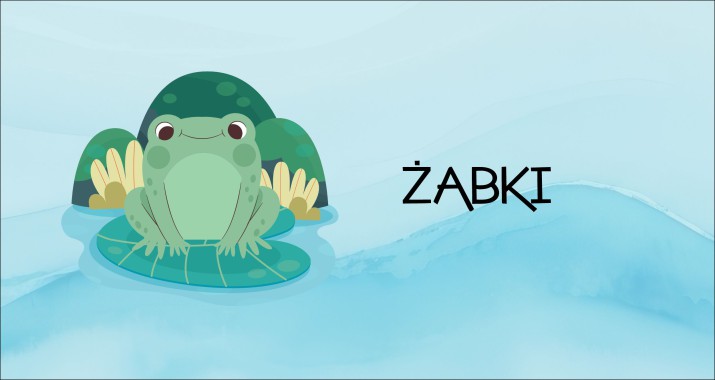 Tabliczka, zawieszka na drzwi do przedszkola, grupa Żabki 25830 Naklejkomania - zdjecie 1