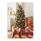 Plakat Świąteczny salon - ozdobiona choinka z prezentami 61670 Naklejkomania - zdjecie 5 - miniatura
