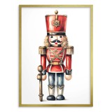 Świąteczny plakat Żołnierzyk w czerwonym stroju 61655 Naklejkomania - zdjecie 2 - miniatura