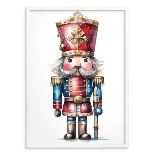 Świąteczny plakat Bajkowy żołnierzyk - dziadek do orzechów 61654 - zdjęcie 2