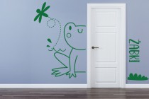 Naklejki na ściany przy drzwiach w przedszkolu: Grupa żabki 64705 Naklejkomania - zdjecie 1 - miniatura