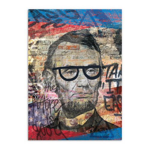 Plakat dla młodzieży Lincoln i street art 23190 - zdjęcie 4
