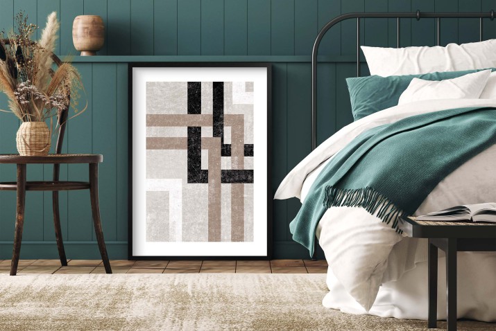 Nowoczesny, geometryczny plakat Kąty proste 61643 - zdjęcie 5