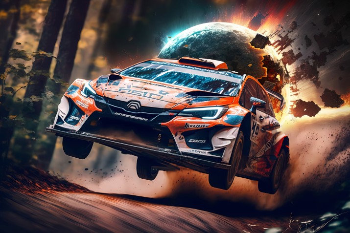 Motoryzacyjna fototapeta z grafiką fantasy 32670 - zdjęcie 2