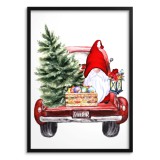 Zabawny, świąteczny plakat Dekoracje na bagażniku auta 61679 Naklejkomania - zdjecie 1 - miniatura