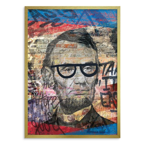 Plakat dla młodzieży Lincoln i street art 23190 - zdjęcie 3