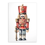 Świąteczny plakat Żołnierzyk w czerwonym stroju 61655 Naklejkomania - zdjecie 5 - miniatura
