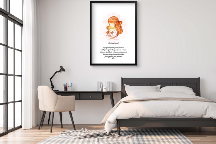 Uroczy plakat dla syna od mamy z pastelowym obrazkiem 80024 - zdjęcie 5