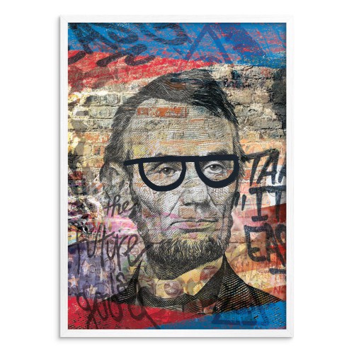 Plakat dla młodzieży Lincoln i street art 23190 - zdjęcie 2