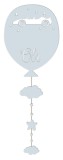 Lampka z imieniem dziecka w kształcie balonika - Auto wśród gwiazd 25703 Naklejkomania - zdjecie 1 - miniatura