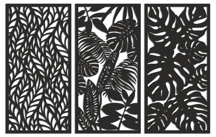 Obraz ażurowy Dżungla liści 66803 Naklejkomania - zdjecie 1