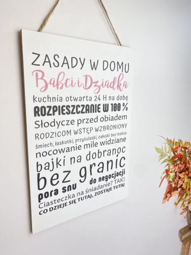 Zawieszka drewniana prezent na Dzień Babci 10200 - zdjęcie 4