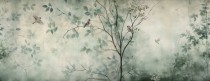 Fototapeta Ciemna zieleń i ptaki 32703 Naklejkomania - zdjecie 2 - miniatura