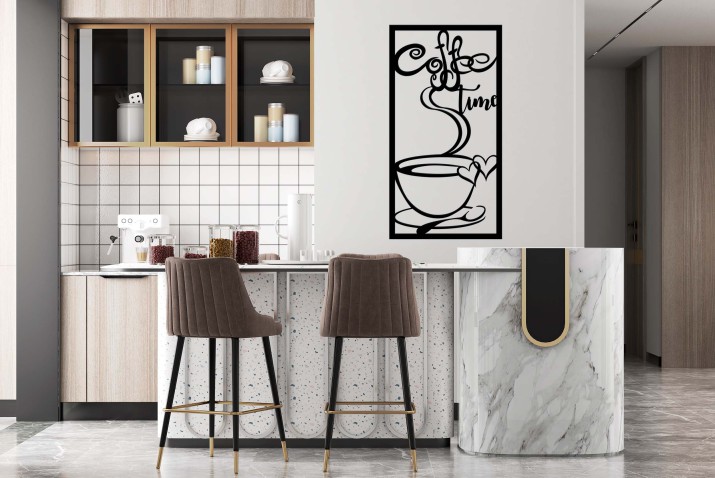 Ażurowy obraz do kuchni lub jadalni Coffee time 26009 - zdjęcie 2