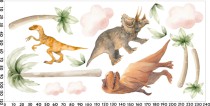 Naklejki dla dzieci na ścianę Dinozaury pośród drzew 22078 Naklejkomania - zdjecie 3 - miniatura