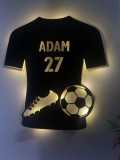 Lampka z oświetleniem LED Kolorowa sportowa koszulka z imieniem dziecka i kolorami klubu 81010 Naklejkomania - zdjecie 7 - miniatura