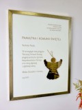 Elegancka pamiątka Pierwszej Komunii Świętej w złotej ramie, ekskluzywny prezent dla dziecka 26035 Naklejkomania - zdjecie 2 - miniatura