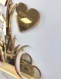 Eleganckie podziękowanie dla rodziców w kształcie serca i złotym drzewkiem 26034 Naklejkomania - zdjecie 2 - miniatura