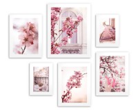 Zestaw plakatów Kobieca, różowa wiosna 23204 Naklejkomania - zdjecie 5 - miniatura