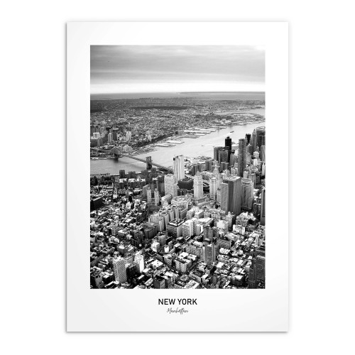 Czarnobiały plakat ze zdjęcia Nowy York, Manhattan 23212 - zdjęcie 5