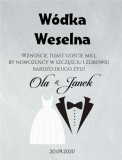 Etykiety, naklejki na wódkę weselną zestaw 150 sztuk, W12 Naklejkomania - zdjecie 1 - miniatura