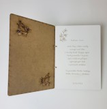 Drewniana książka z życzeniami - grawerowana pamiątka Chrztu Świętego 26027 Naklejkomania - zdjecie 2 - miniatura