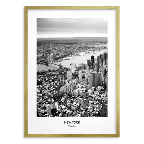 Czarnobiały plakat ze zdjęcia Nowy York, Manhattan 23212 - zdjęcie 4