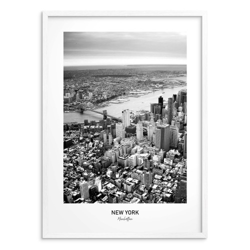 Czarnobiały plakat ze zdjęcia Nowy York, Manhattan 23212 - zdjęcie 3