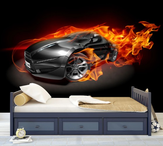 Sports car burnout 81148