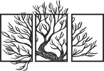 Obraz ażurowy Rosnące drzewo 51010 Naklejkomania - zdjecie 1 - miniatura