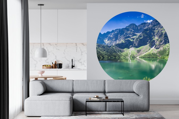 Okrągła fototapeta Morskie oko 127508057 01 - zdjęcie 2