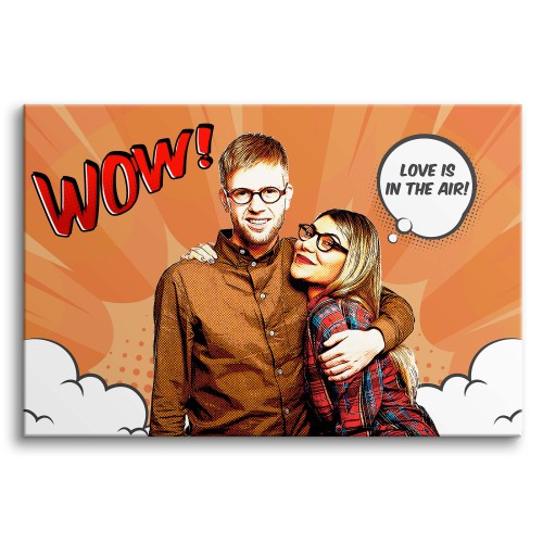 Obraz z Twojego zdjęcia - portret Komiksowy kadr 20797 - zdjęcie 2