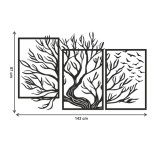 Tryptyk ażurowy Drzewo i ptaki 51024 Naklejkomania - zdjecie 3 - miniatura