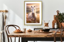 Dekoracyjny plakat Koń na łące 24355 Naklejkomania - zdjecie 5 - miniatura