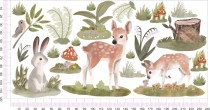 Naklejki leśne zwierzęta na polance 51030 Naklejkomania - zdjecie 3 - miniatura