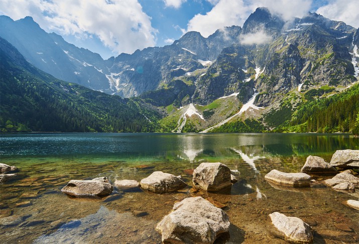 Fototapeta Morskie oko - letni widok 75050 - zdjęcie 2