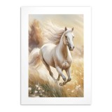 Plakat Malowany, galopujący koń 24356 Naklejkomania - zdjecie 8 - miniatura