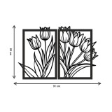 Dwuczęściowy obraz ażurowy Tulipany 51021 Naklejkomania - zdjecie 3 - miniatura