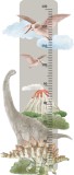 Naklejka ścienna dla dzieci - miarka wzrostu dinozaury 64406 Naklejkomania - zdjecie 1 - miniatura