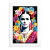 Plakat Pop Art - Styl Frida Kahlo | Kolorowa Dekoracja Ścienna | Plakat artystyczny 23242 Naklejkomania - zdjecie 4 - miniatura